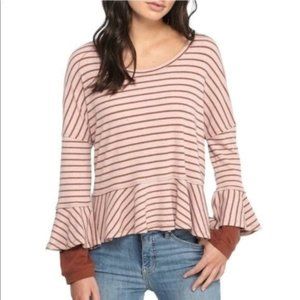 We the Free striped Round About Tee